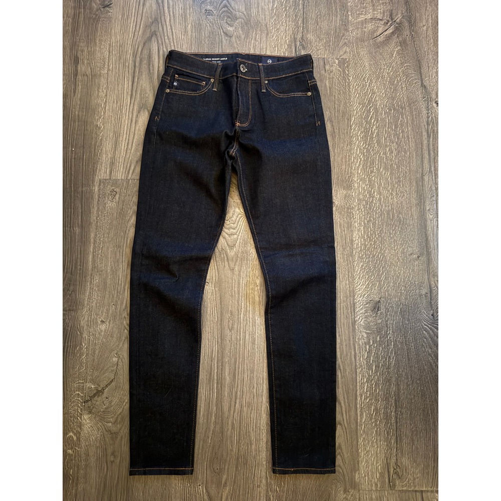 AG The Farrah Skinny Ankle Jeans 24R Dark Wash High Rise Stretch Excellent